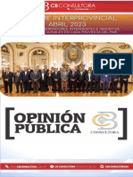 Abril 2023 - Ranking CB de Gobernadores, Intendentes e Imagen de Dirigentes Provincia Por Provincia