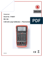 English: Datasheet