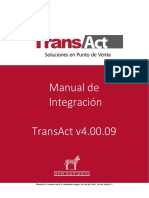 MANUAL INTEGRACIÓN TRANSACT v4 - GENERAL v02