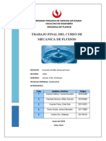 Trabajo Final Del Curso de Mecanica de Fluidos