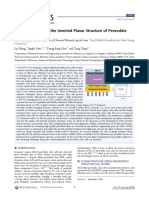 Accounts - Review On Planar Perovskite Solar Cells