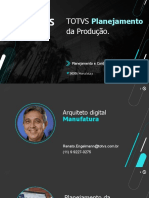 TOTVS Manufatura (Linha Protheus) - Planejamento Da Produção PCP