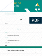 T3 - Mineralogía y Petrología..