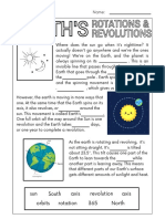 Earths Rotation Revolution