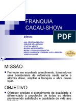 Apresentação PLANO DE NEGOCIOS CACAU SHOW