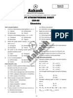 Concept Strengthening Sheet CSS-03 Chemistry: Regd. Office:Aakash Tower, 8, Pusa Road, New Delhi-110005, Ph.011-47623456