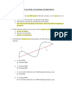 Exercises - Economic Environment