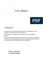 Les Valeurs