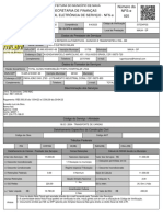 Nota Fiscal Eletrônica de Serviço - Nfs-E Secretaria de Finanças 825