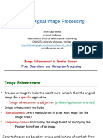 Image Enhancement in Spatial Domain: Pixel Operations and Histogram Processing