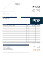 Dba Singh & Sons Servics: Invoice