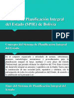 Sistema de Planificación Integral Del Estado SPIE