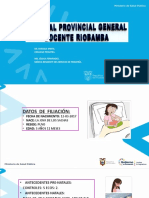 Dr. Enrique Minta. Cirujano Pediatra. Md. Jéssica Fernández. Médica Residente Del Servicio de Pediatría