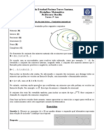 9º ANO - Exercícios - Conjuntos Numéricos