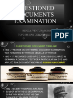 Questioned Documents Examination: Renz A. Ventura Rcrim TOP 2 (88.10%) DEC 2017 CLE RG. 2