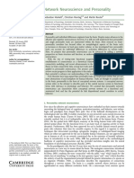 Network Neuroscience and Personality