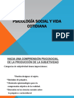 Psicología Social y Vida Cotidiana