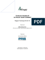 Étude de Faisabilité Du Projet Géant Dormant: Rapport Technique NI 43-101