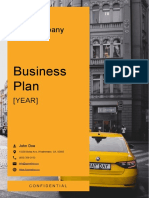 Taxi Business Plan Example