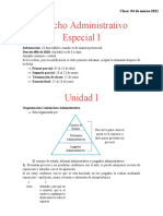 Derecho Administrativo Especial I CLASES