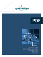 Subsea Pipe Connection Sytem: Welding Neck Flange Swivel Flange Anchor Flange Barred Tee