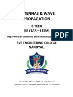 Antennas & Wave Propagation: B.Tech (Iii Year - I Sem)