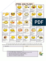 Qualities and Flaws Picture Description Exercises Picture Dictionaries - 37811