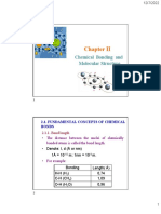 Chemical Bonding and Molecular Structure: 2.1. Fundamental Concepts of Chemical Bonds