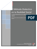 Ensayo El Metodo Dialectico en La Realidad Social