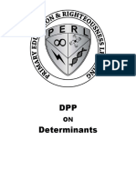 DPP - Determinants