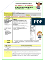 "Año de La Unidad, La Paz y El Desarrollo": Elaboramos Gráficos de Barra E Identificamos La Moda