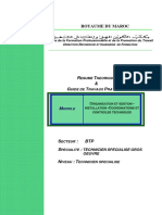 Organisation Et Gestion - Installation - Coordinations Et Contrôles Techniques TSGO