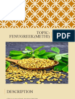 Fenugreek (Methi)