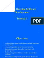 Object-Oriented Software Development - Tutorial 5