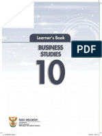 Business Studies Textbook Grade 10