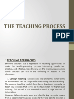 The Teaching Process