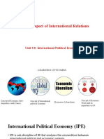 Economic Aspect of International Relations: Unit 9.2: International Political Economy