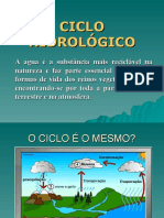 Aula 1 - Ciclo Hidrológico