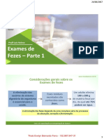 Exames de Fezes Parte 1