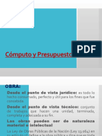 Cómputo y Presupuesto