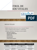 Control de Signos Vitales