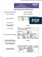 Vaishnavi Udyam Registration Certificate