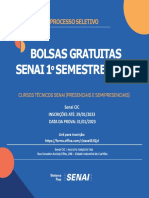 Gratuidade Bolsas Senai