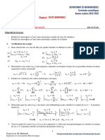 Chapitre1 Suites Numeriques: 655 15 87 86 Objectifs de La Leçon