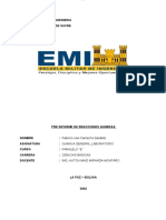 Informe de Reaciones Quimicas