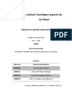 Actividades Principales de La Administracion de Operaciones