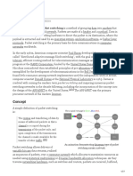 Packet Switching: Concept