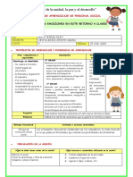 "Año de La Unidad, La Paz y El Desarrollo": Exploro Mis Emociones en Este Retorno A Clases