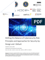 Shifting The Balance of Cybersecurity Risk: Principles and Approaches For Security-By - Design and - Default