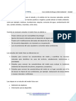 U 1 - Análisis de Riesgo Ambiental en Valle de Lixiviacion Mina Veladero